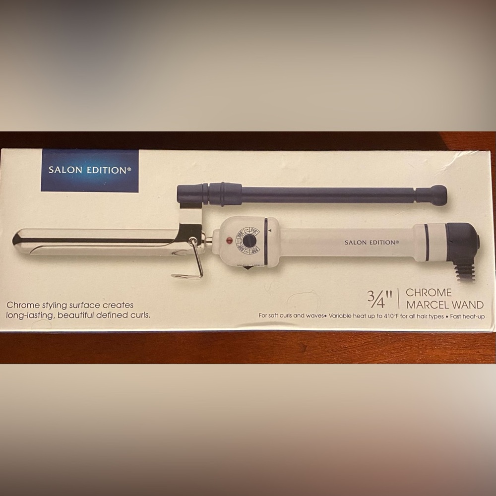 Salon Edition 3/4 inch Marcel and curling iron “new in box* - Picture 9 of 9